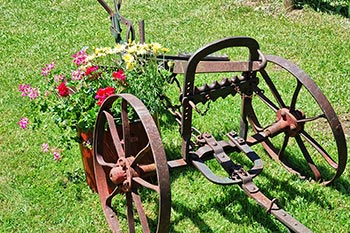 Nicht mehr im Gebrauch, aber zur Deko wunderbar